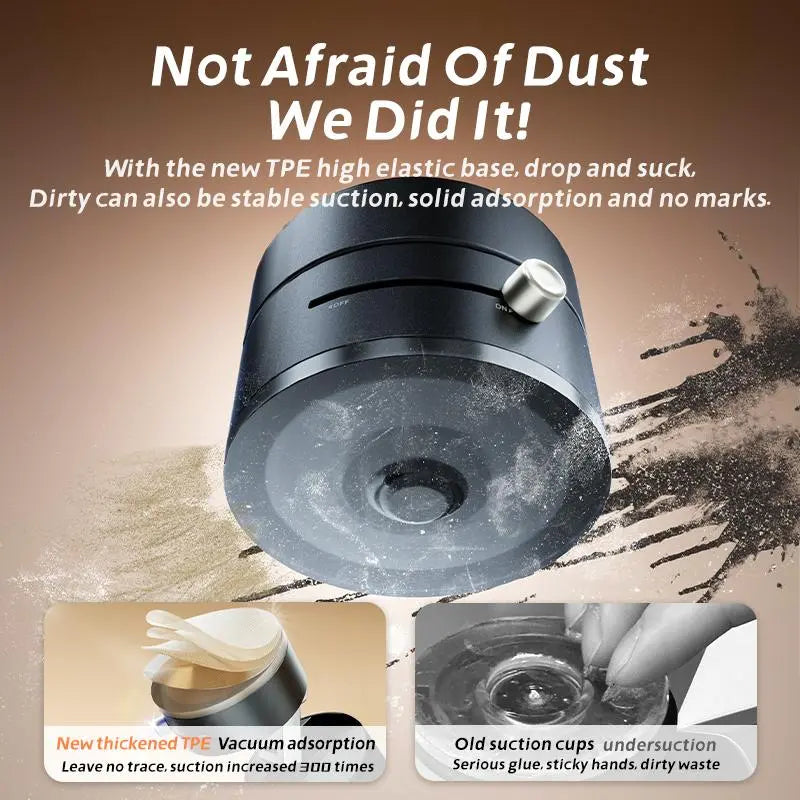 Vacuum Magnetic Phone Holder, Foldable & Portable Phone Stand, Universal Car Mount, Multipurpose Phone Holder for Car, Home, Office, Multifunctional Car Accessories